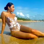Khatija Iqbal's floral swimsuit instantly makes our mid blues go afloat