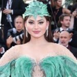 Cannes Film Festival : Urvashi Rautela wow's in Ziad Nakad's unique lavish green feather headgear ganga news