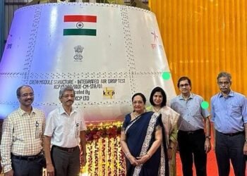 KCP Hands Over Integrated Air Drop Test - Crew Module Structure to ISRO, Meant for Gaganyaan Mission