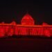 Rashtrapati Bhawan, North and South Block as well as vaious other historical monuments and official buildings all over the country were lighted in red colour on October 29.