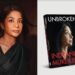 Indrani Mukerjea with her book "Unbroken" now available in audio book format