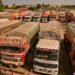 All heavy vehicles will go off-road from January 17 as truck drivers protest against the new hit-and-run law.