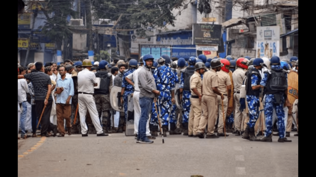 The police added that they have arrested 50-odd suspects in Darbhanga alone because of clashes on idol.