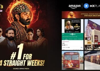 Amazon MX Players Aashram S3 Part 2 Starring Bobby Deol, Continues to Shatter Records as Indias Most-watch Series